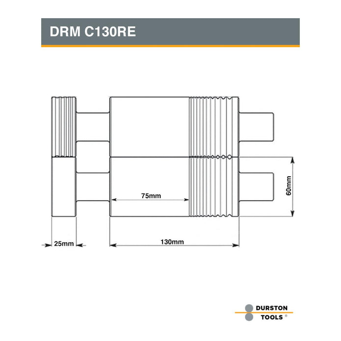 Durston DRM Combination 130mm Rolling Mill with Reduction Gear & Extension Rolls - C130RE