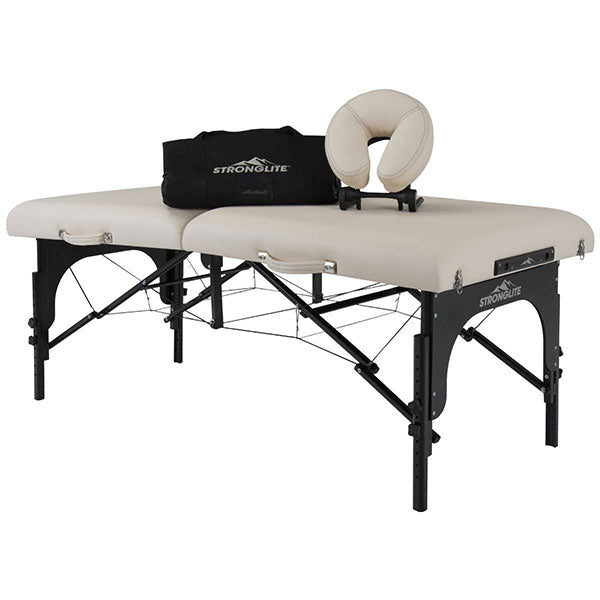 Stronglite Premier Portable Massage Table Package - DSP-ERL-FCCHR-PREMIER-BLK