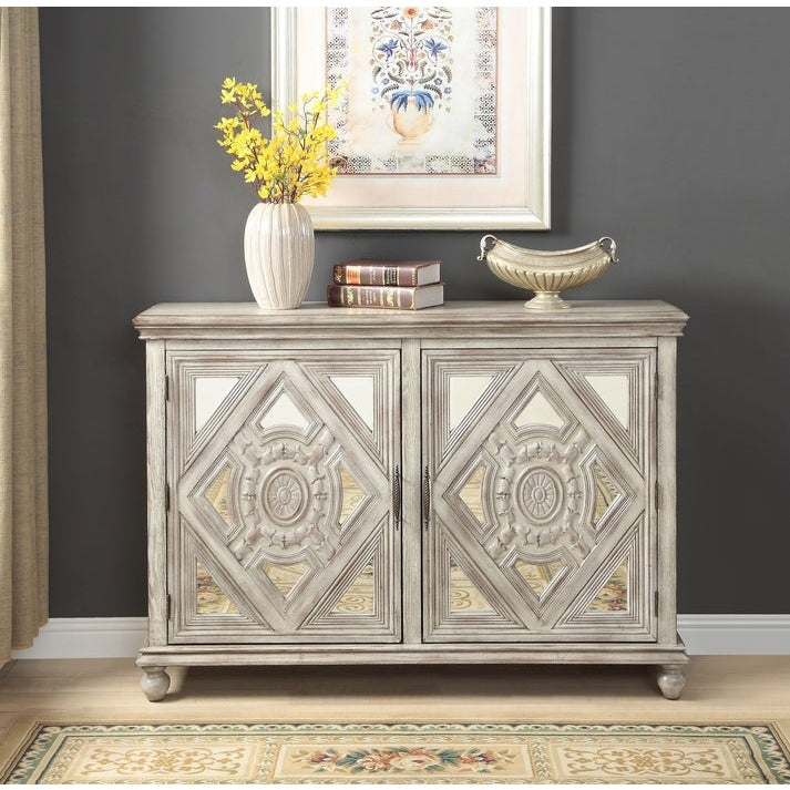 Coast2Coast Home Peyton Two Door Credenza Francesca Ivory Rub - 22563