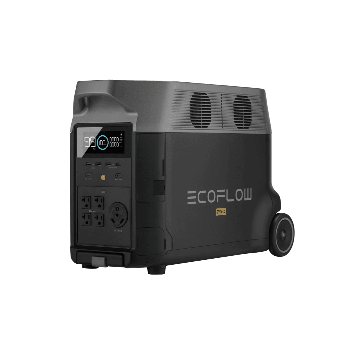 EcoFlow Delta Pro 3600Wh + 1x Smart Generator Power Station Kit - TMR500-DG100-US