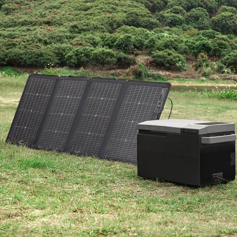 EcoFlow GLACIER + GLACIER Plug-in Battery + 160W Portable Solar Panel