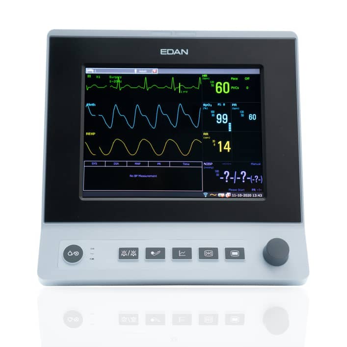 Edan X10 Patient Monitor w/ 10" Touch Screen - EDN-X10