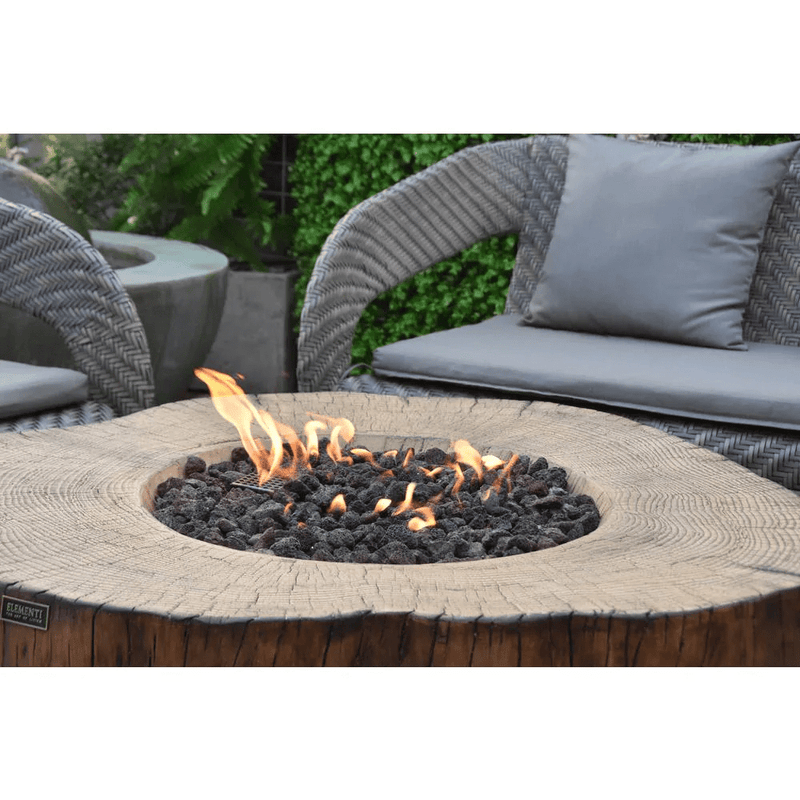 Elementi - Manchester Irregular Round Concrete Fire Pit Table OFG145