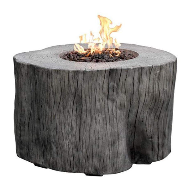 Elementi - Warren Round Fire Pit Table, Hidden Propane Storage - OFG307