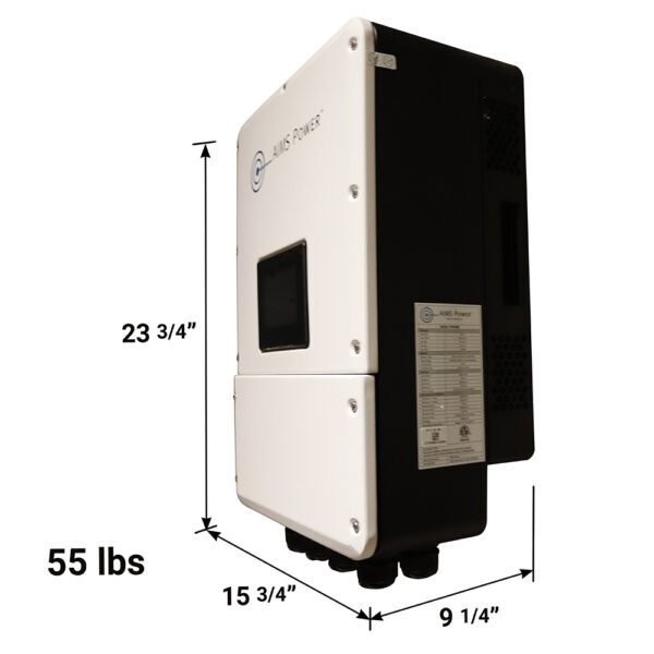 Aims Power KIT Hybrid Inverter & Lithium Battery Cabinet – 9.6 kW Output 15 kW Solar Capacity | 22,114 Watt Hours Battery Cabinet