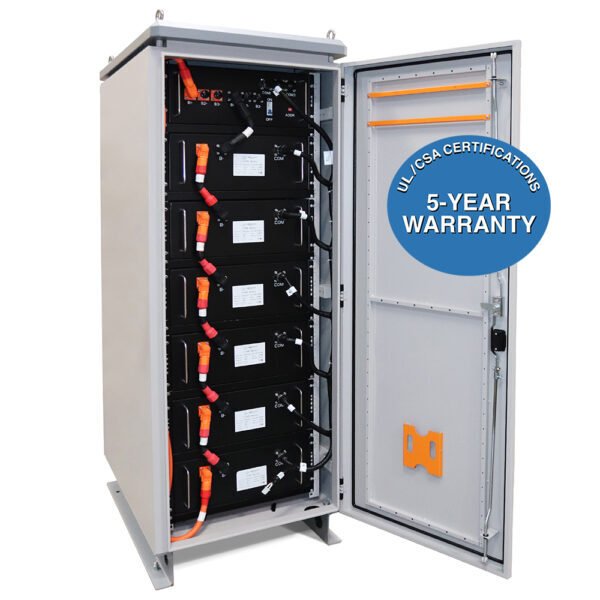 Aims Power KIT Hybrid Inverter & Lithium Battery Cabinet – 4.6 kW Output 6.9 kW Solar Capacity | 22,114 Watt Hours Battery Cabinet