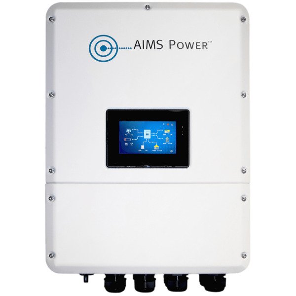 Aims Power KIT Hybrid Inverter & Lithium Battery Cabinet – 9.6 kW Output 15 kW Solar Capacity | 22,114 Watt Hours Battery Cabinet