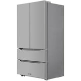 Thor Kitchen 36" 22.50 cu. ft. French Door Refrigerator in Stainless Steel, HRF3602