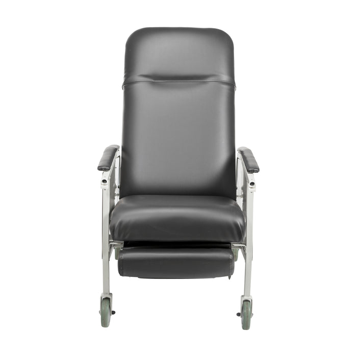 Drive Medical 3 Position Heavy Duty Bariatric Geri Chair Recliner in Charcoal - d574ew-char