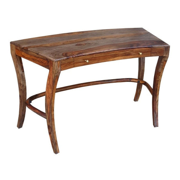 Coast2Coast Home Callum Brownstone One Drawer Writing Desk Nut Brown Finish - 53452