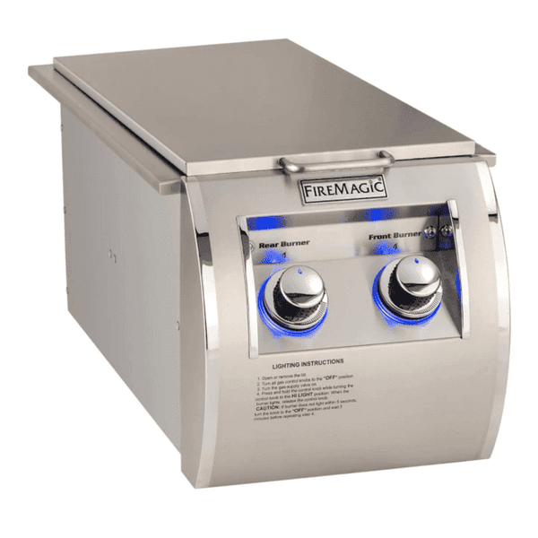 Fire Magic Echelon Diamond Built-In Propane Gas Double Side Burner - 32815P