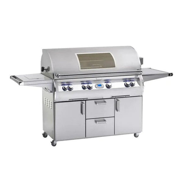 Fire Magic Echelon Diamond E1060s 48" Freestanding Gas Grill With Rotisserie, Single Side Burner, Digital Thermometer & Magic View Window, Natural Gas - E1060S-8E1N-62-W