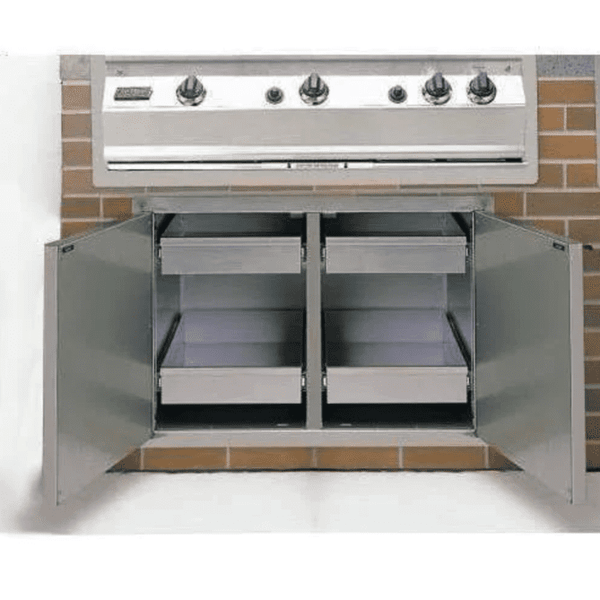 Fire Magic Select 30-Inch Enclosed Cabinet Storage With Drawers - 33930S-22 - Fire Magic Grills