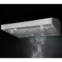 Forza 48 Inch Professional Wall Mounted Range Hood, 24 Inches Tall - FH4824