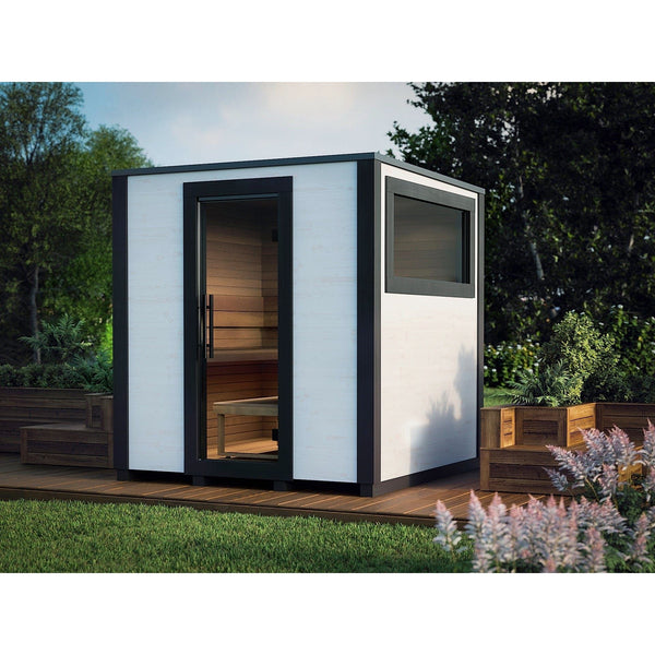 Auroom Garda Outdoor Cabin Sauna | Translucent White