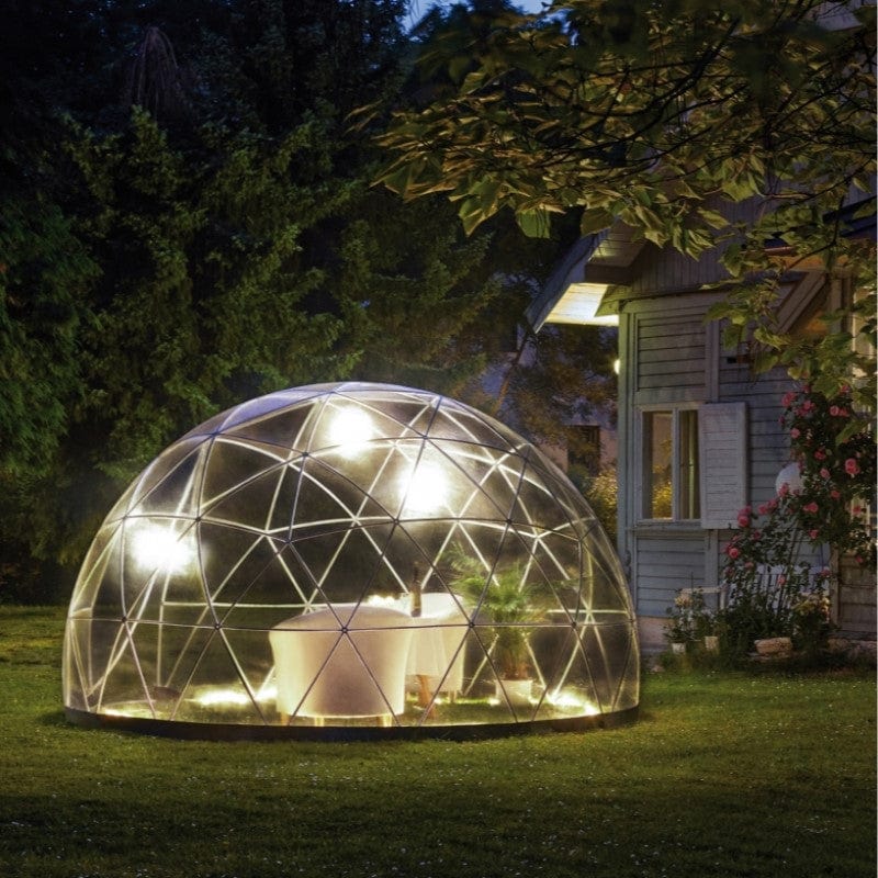 Garden Igloo Dome, PVC, 11'9"W, 7'2"H - Outdoor Dining, Play Area for Children, Stylish Conservatory, Greenhouse, Gazebo GI001