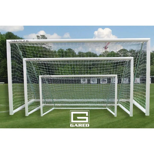 Gared Sports Touchline Striker Portable Soccer Goal, Square-Frame, Includes Net
