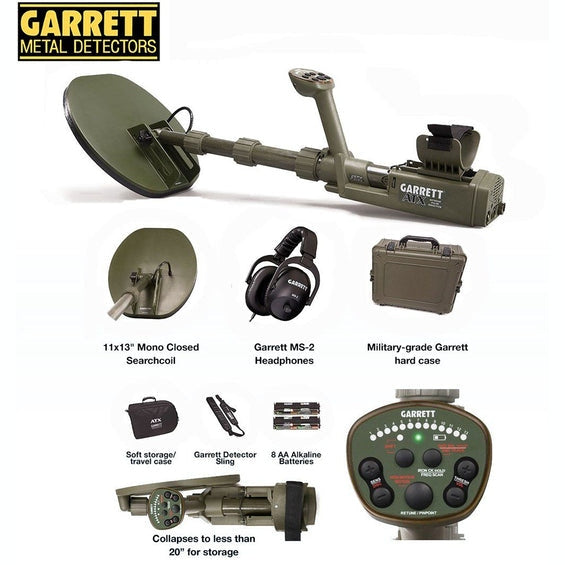 Garrett ATX Deepseeker Package with 20" Deepseeker and 11"x13" DD closed searchcoil - 1140830