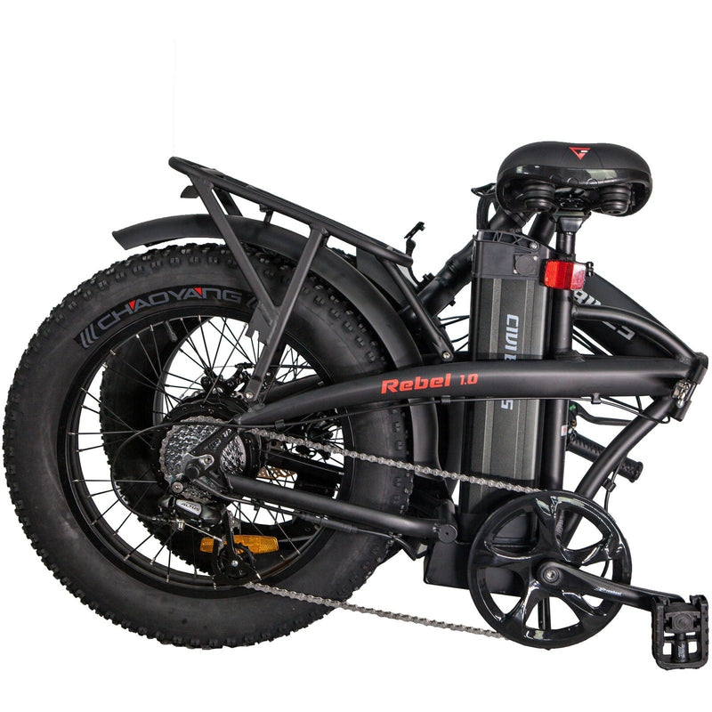 GlareWheel EB-RE 48V/13Ah 500W Folding Fat Tire Electric Bike GWEB-RE