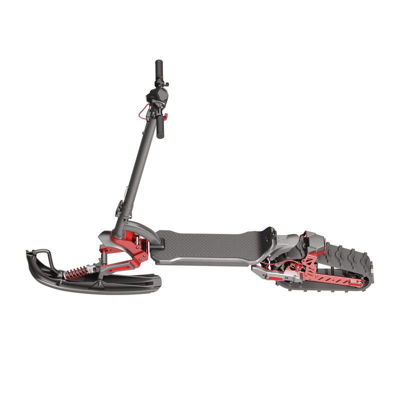 GlareWheel ES-S15 48V/12.5Ah 600W All Terrain Electric Scooter with Ski Convert Kit ES-S15