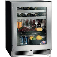 Perlick 24" Beverage Center w/ Fully Integrated Glass Door, ADA Compliant with 4.8 cu. ft. Capacity - HA24BB-4-4