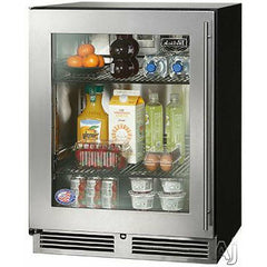 Perlick 24" Refrigerator w/ Fully Integrated Glass Door, ADA Compliant with 4.8 cu. ft. Capacity - HA24RB-4-4