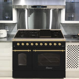 Hallman CLASSICO 48” 6.7 Cu.Ft. 8 Burner Freestanding Dual Fuel Range and Electric Oven - HCLRDF48