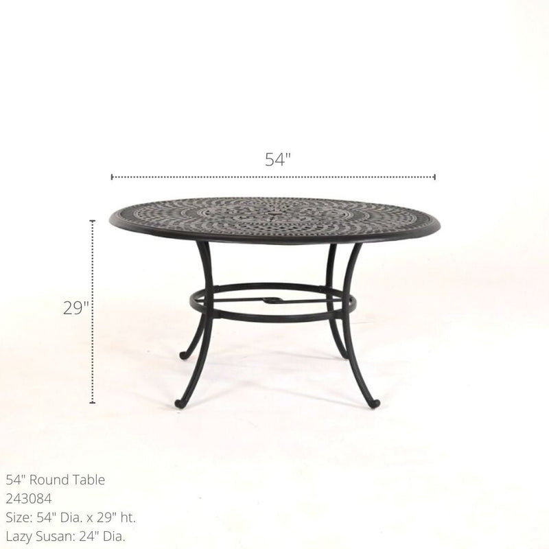 Hanamint Bella 54" Round Dining Set 5 Piece Set - 91897