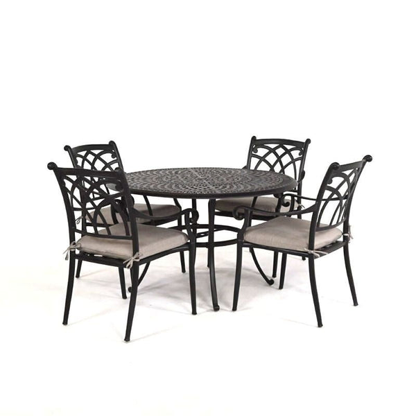 Hanamint Bella 54" Round Dining Set 5 Piece Set - 91897