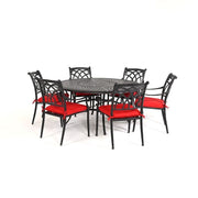 Hanamint Bella 60" Round Dining Set 7 Piece Set - 91898