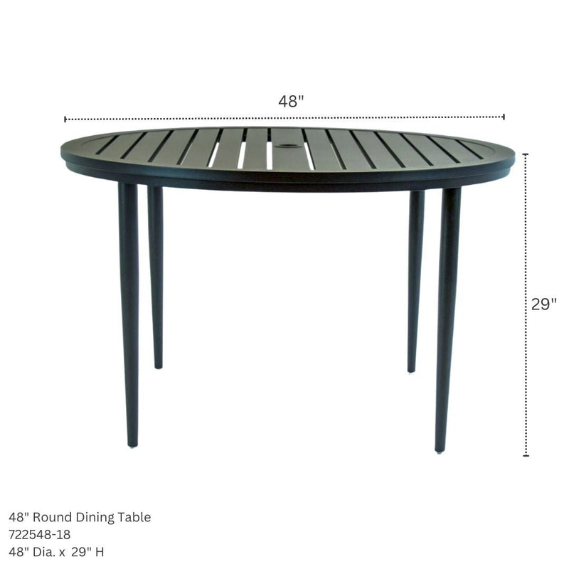 Hanamint Carlisle 48" Round Table - 722548-18