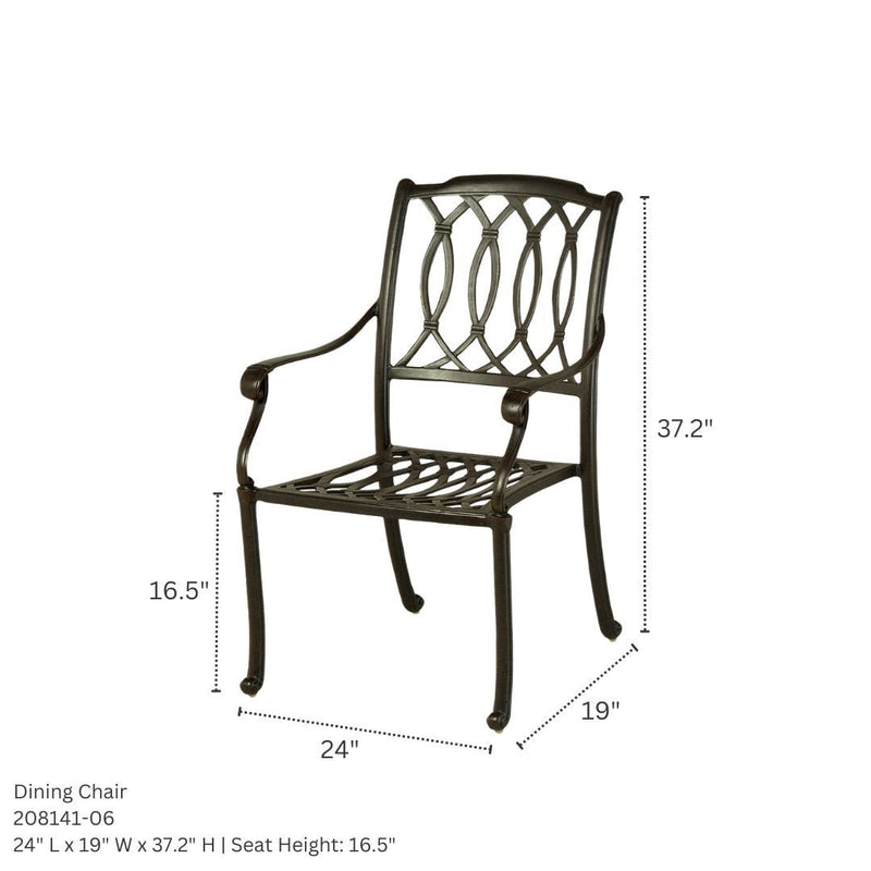 Hanamint Mayfair 30" Round Dining Set 3 Piece Set - 208530-06