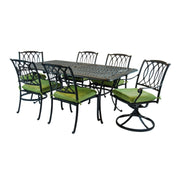 Hanamint Mayfair 42" X 76" Dining Set with Swivels 7 Piece Set - 36653