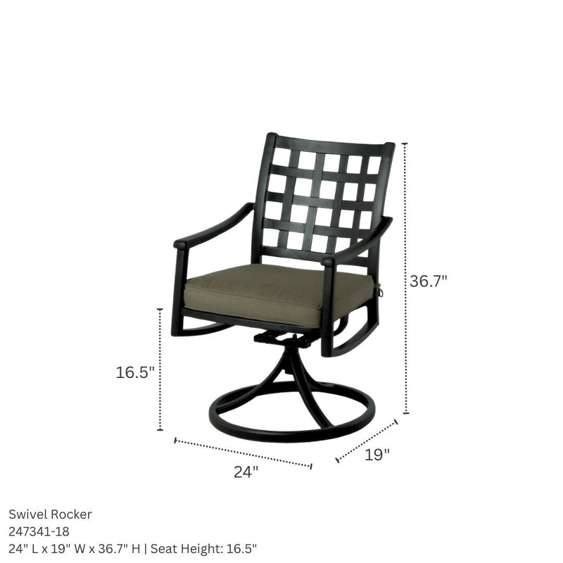 Hanamint Sherwood 44" X 84" Dining Set 7 Piece Set - 26614