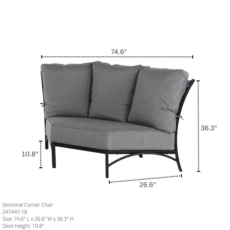 Hanamint Stratford Estate Sectional Set 4 Piece Set