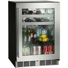 Perlick 24" C-Series Beverage Center w/ Stainless Steel Glass Door, 5.2 cu. ft. Capacity, Energy Saver - HC24BB-4-3