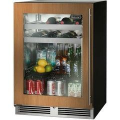 Perlick 24" C-Series Beverage Center w/ Fully Integrated Glass Door, Panel Ready-Glass - HC24BB-4-4