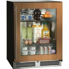 Perlick 24" C-Series Refrigerator w/ Fully Integrated Glass Door 5.2 cu. ft. Capacity , Energy Saver - HC24RB-4-4