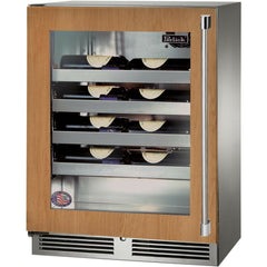 Perlick 24" Wine Reserve, Fully Integrated Glass Door with Alarm - HH24WS-4-4