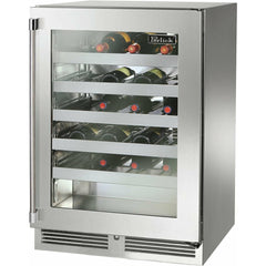 Perlick 24" Wine Reserve with 45 Wine Bottle Capacity, Stainless Steel Glass Door - HP24WO-4-3