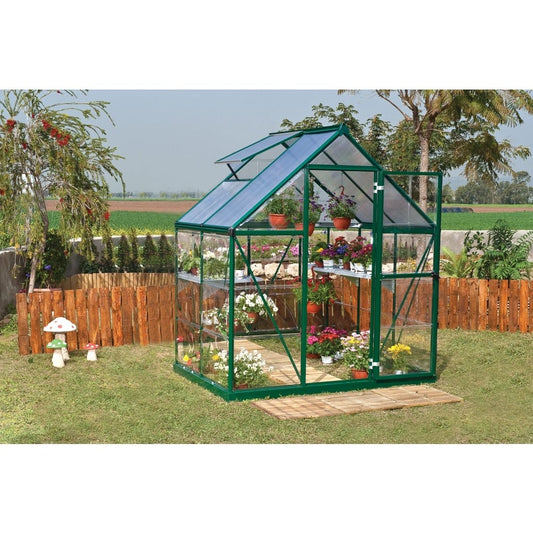 Palram - Hybrid 6' x 4' Greenhouse - Green - HG5504G