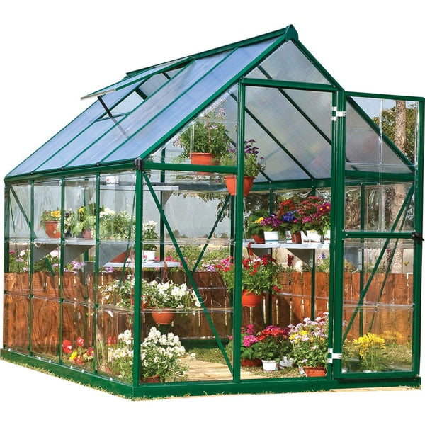 Palram Hybrid 6' x 8' Greenhouse - HG5508G-1B