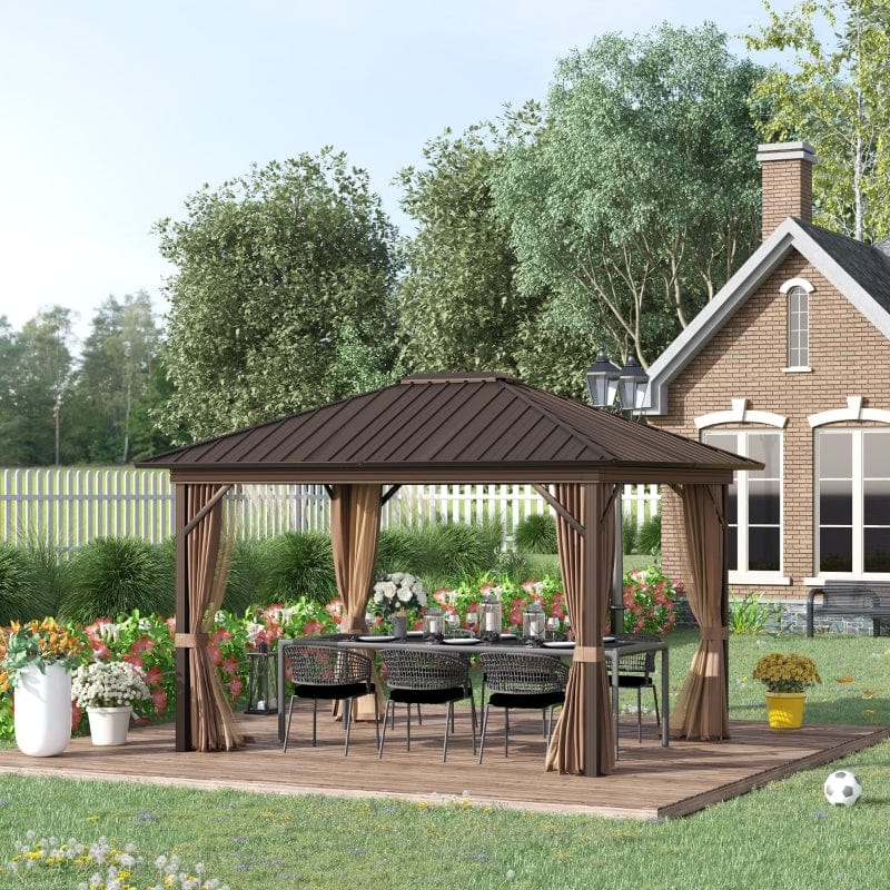 Outsunny 10' x 12' Hardtop Gazebo - 84C-095V01