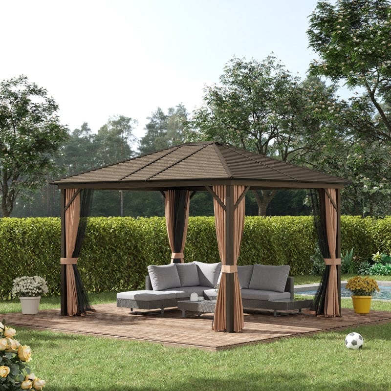 Outsunny 10' x12' Hardtop Gazebo - 84C-040