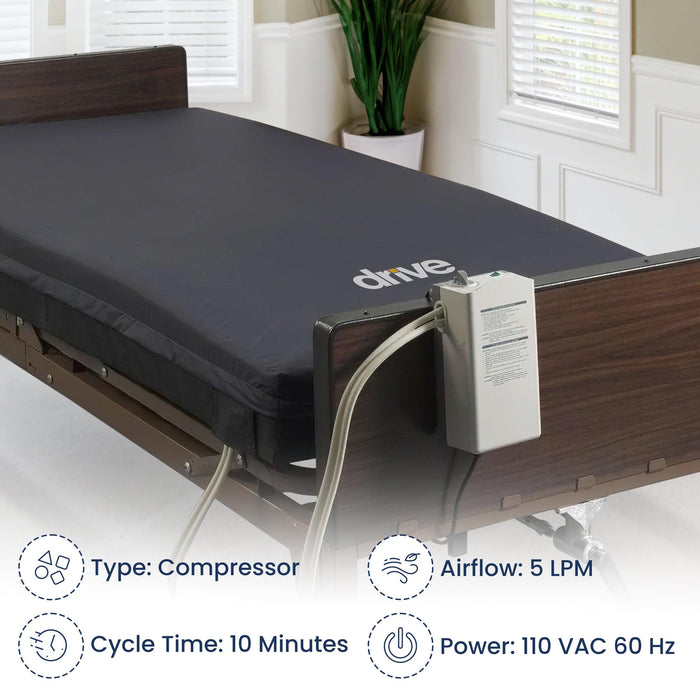 Drive Medical Balanced Aire Powered Alternating Pressure Mattress - ba9600-p