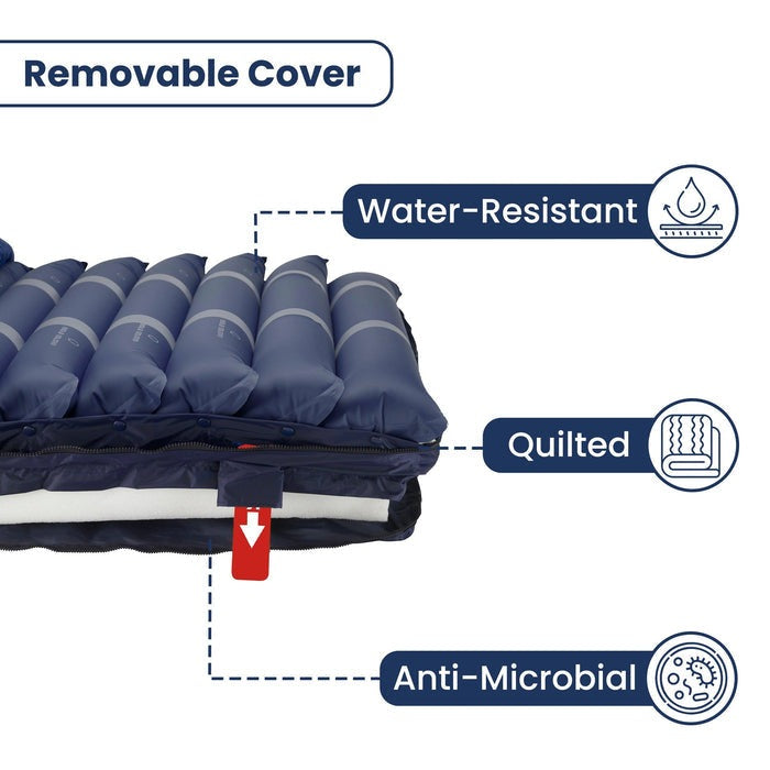 Drive Medical Med-Aire Assure 5" Air + 3" Foam Alternating Pressure Low Air Loss - 14530