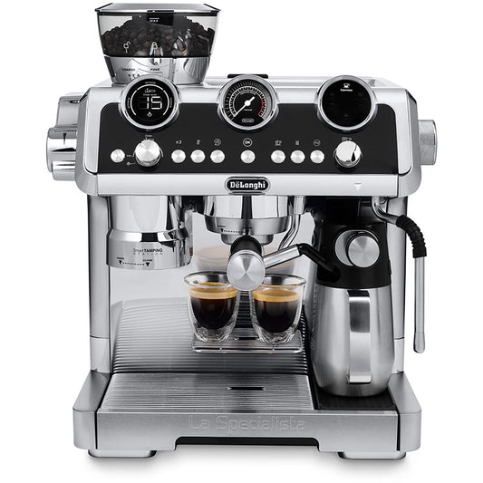 De'Longhi La Specialista Maestro Sensor Grinding, Milk Frothing Espresso Machine in Silver EC9665M