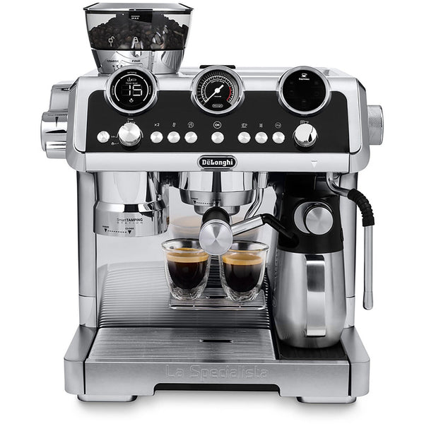 De'Longhi La Specialista Maestro Sensor Grinding, Milk Frothing Espresso Machine in Silver EC9665M