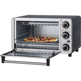 Danby - 0.4 Cu. Ft. 4 Slice Toaster Oven, Holds 9" PizzaToaster Ovens - DBTO0412BBSS