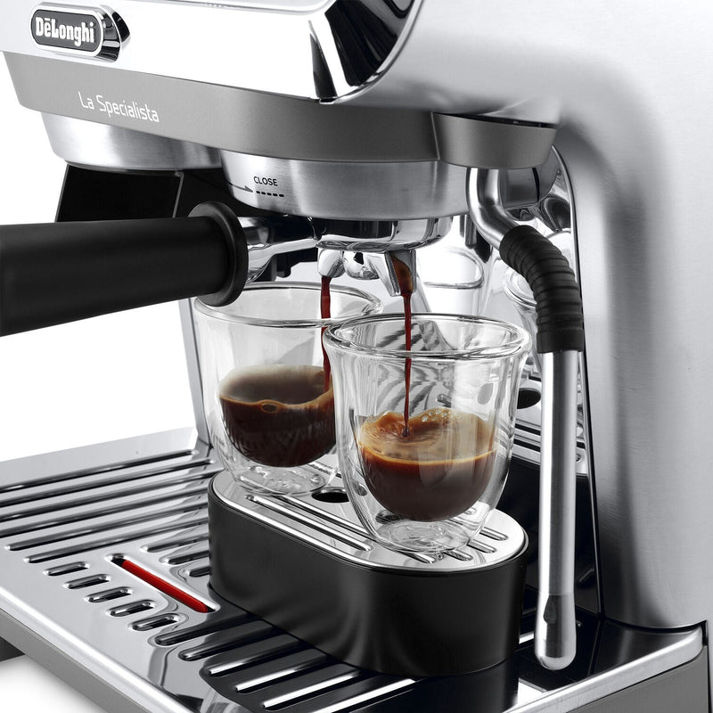 De'Longhi La Specialista Arte Evo Espresso Machine with Cold Brew in Silver EC9255M